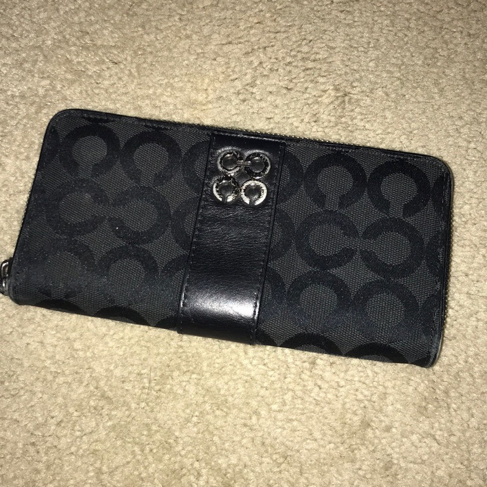 Black Coach Wallet